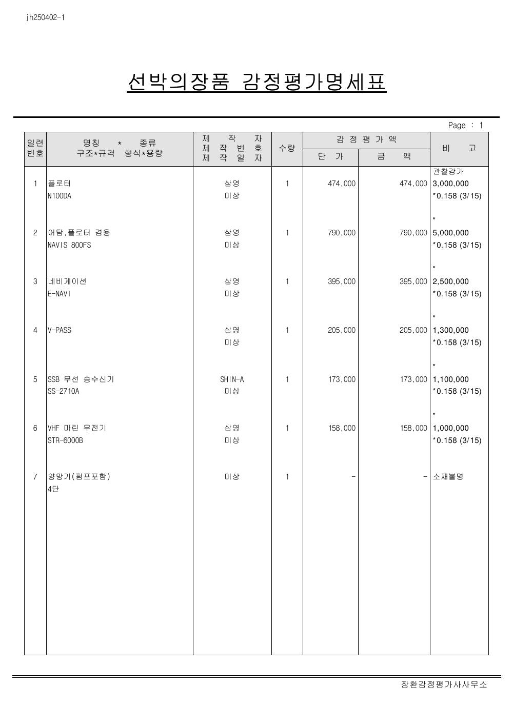 감정평가서 15페이지