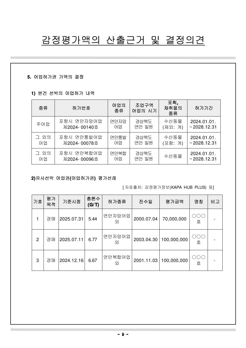 감정평가서 11페이지