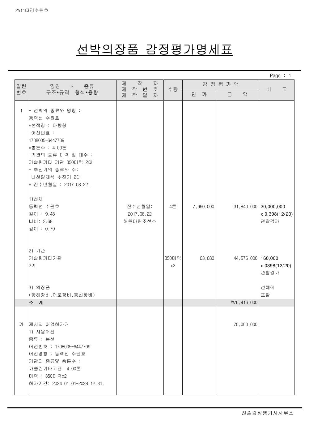 감정평가서 3페이지
