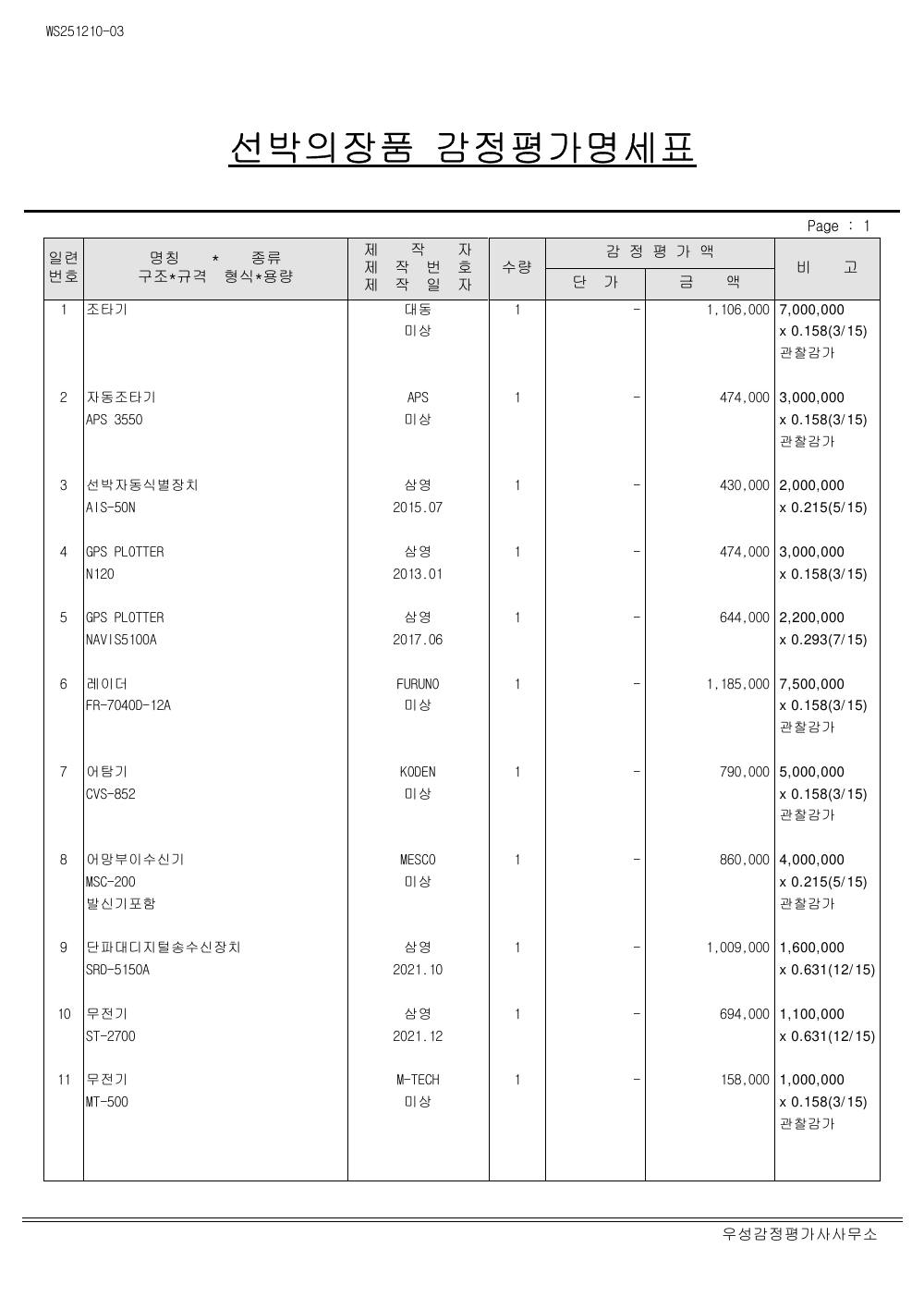 감정평가서 4페이지