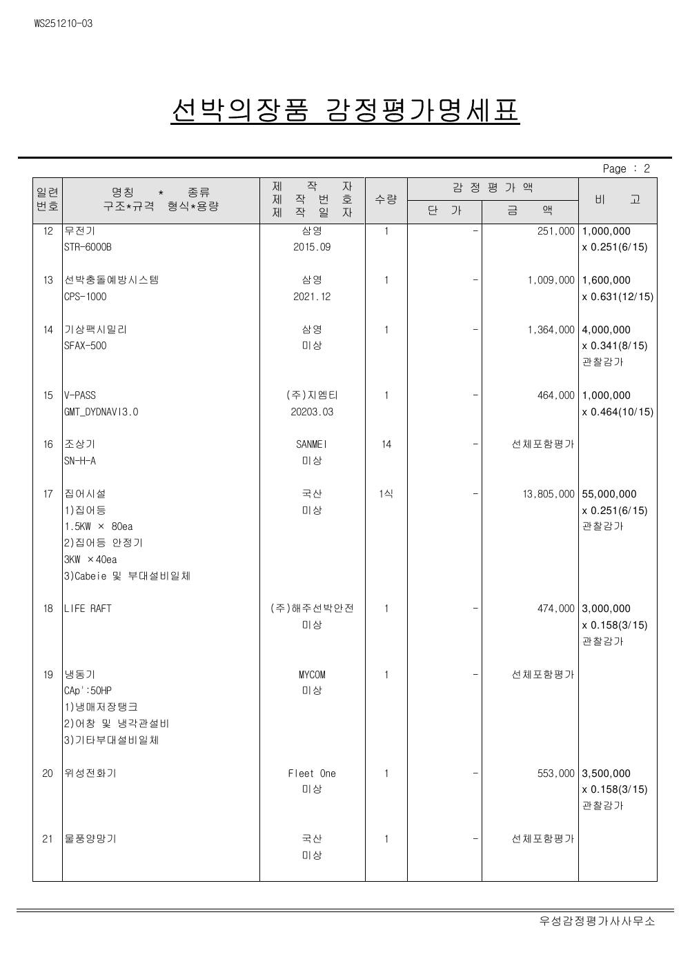 감정평가서 5페이지