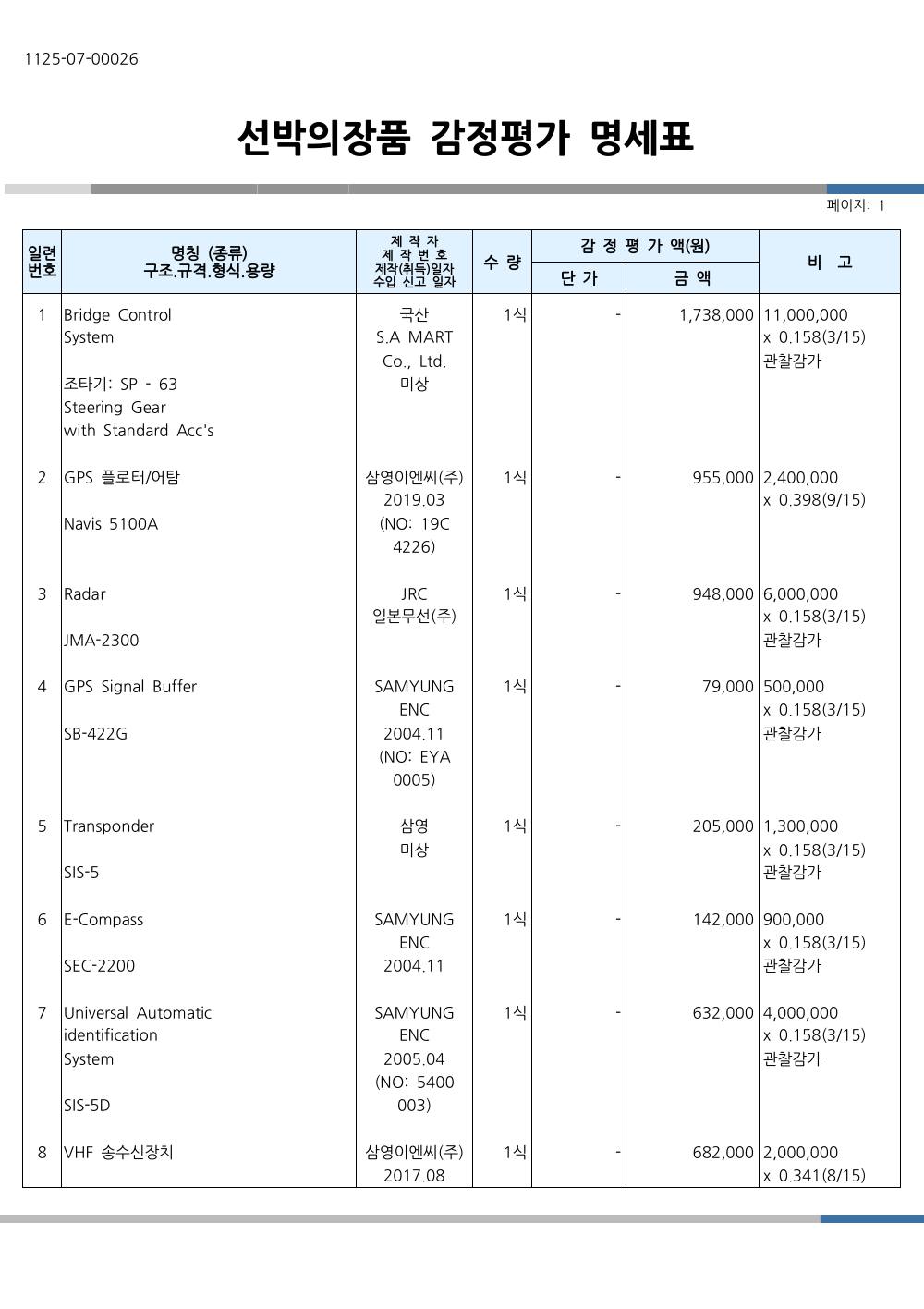 감정평가서 4페이지