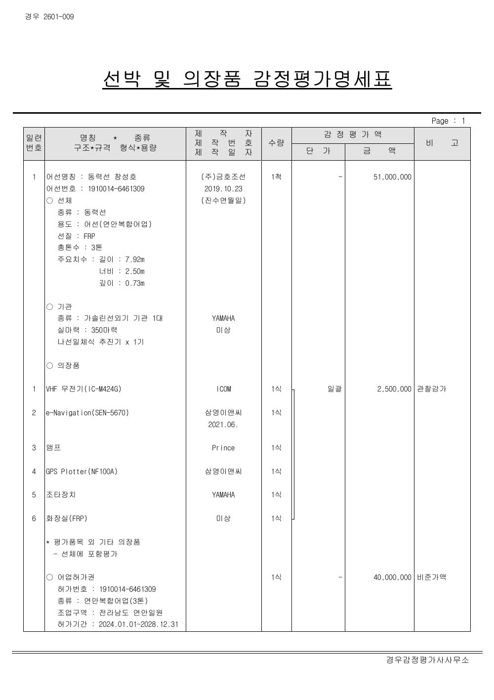 감정평가서 6페이지