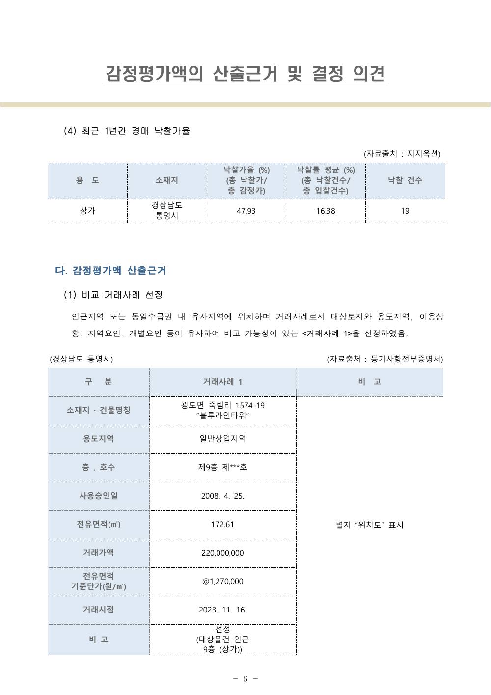 감정평가서 8페이지