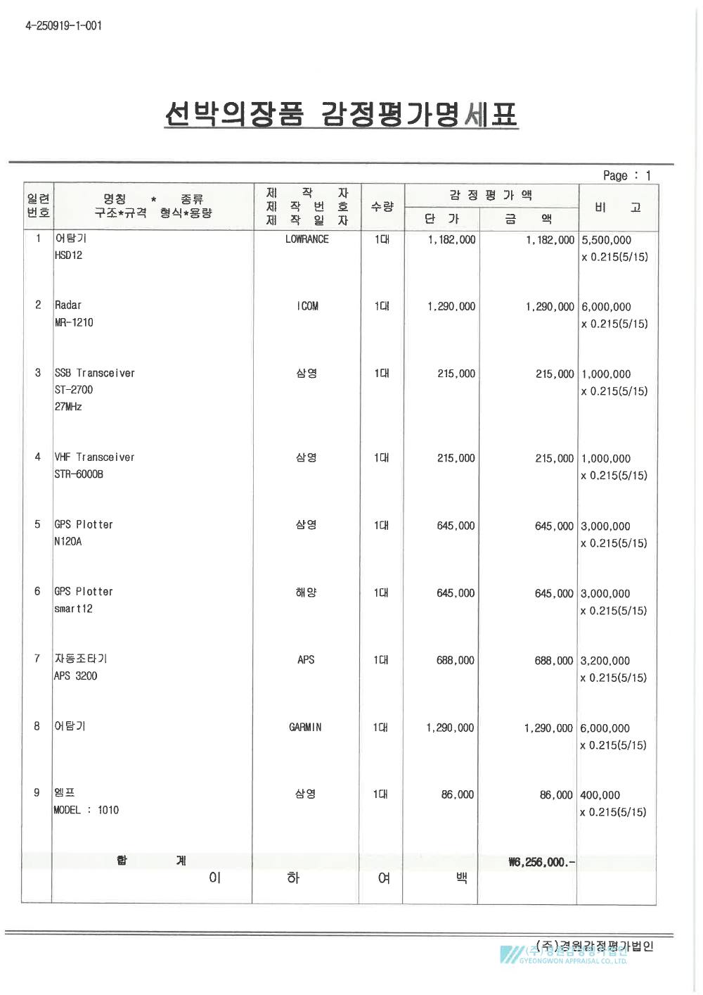 감정평가서 12페이지