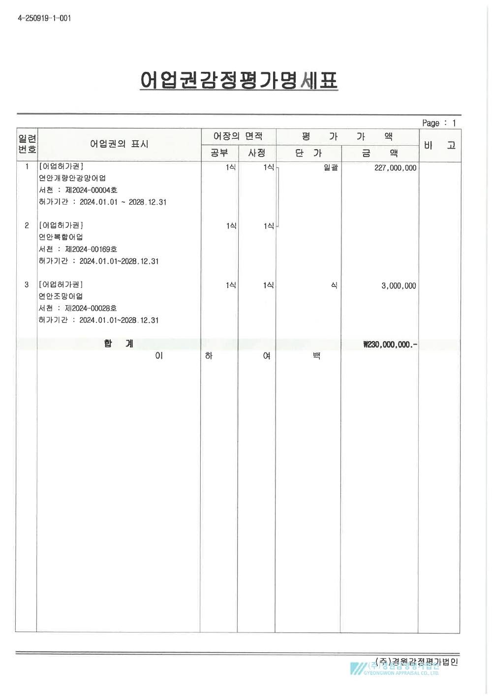 감정평가서 13페이지