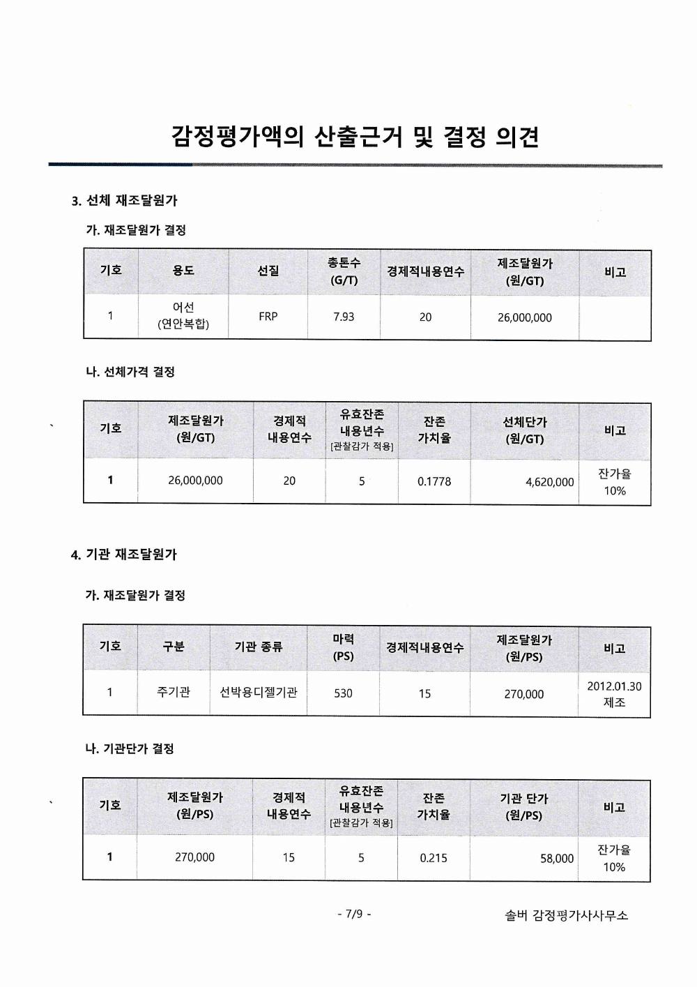 감정평가서 9페이지