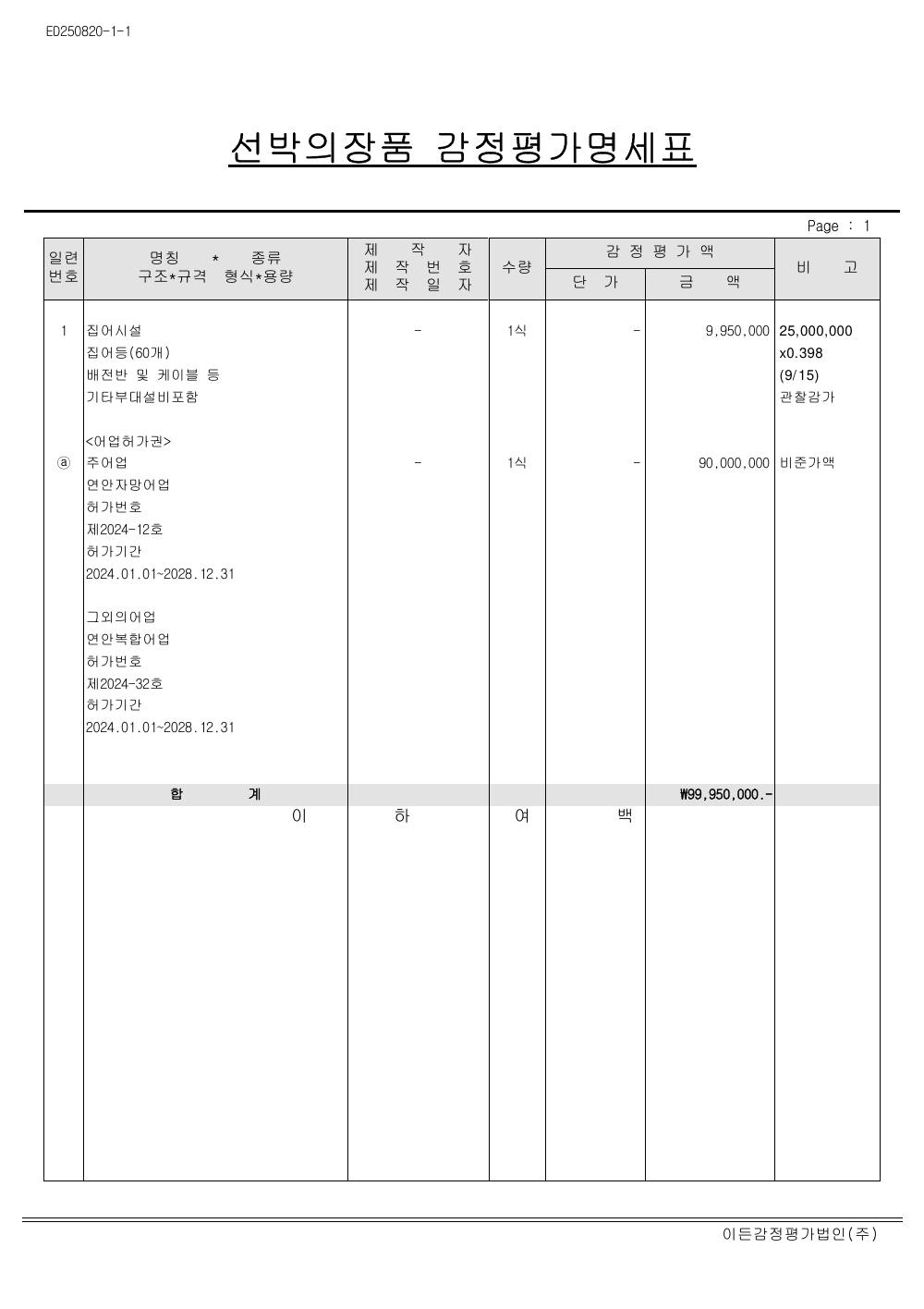 감정평가서 12페이지