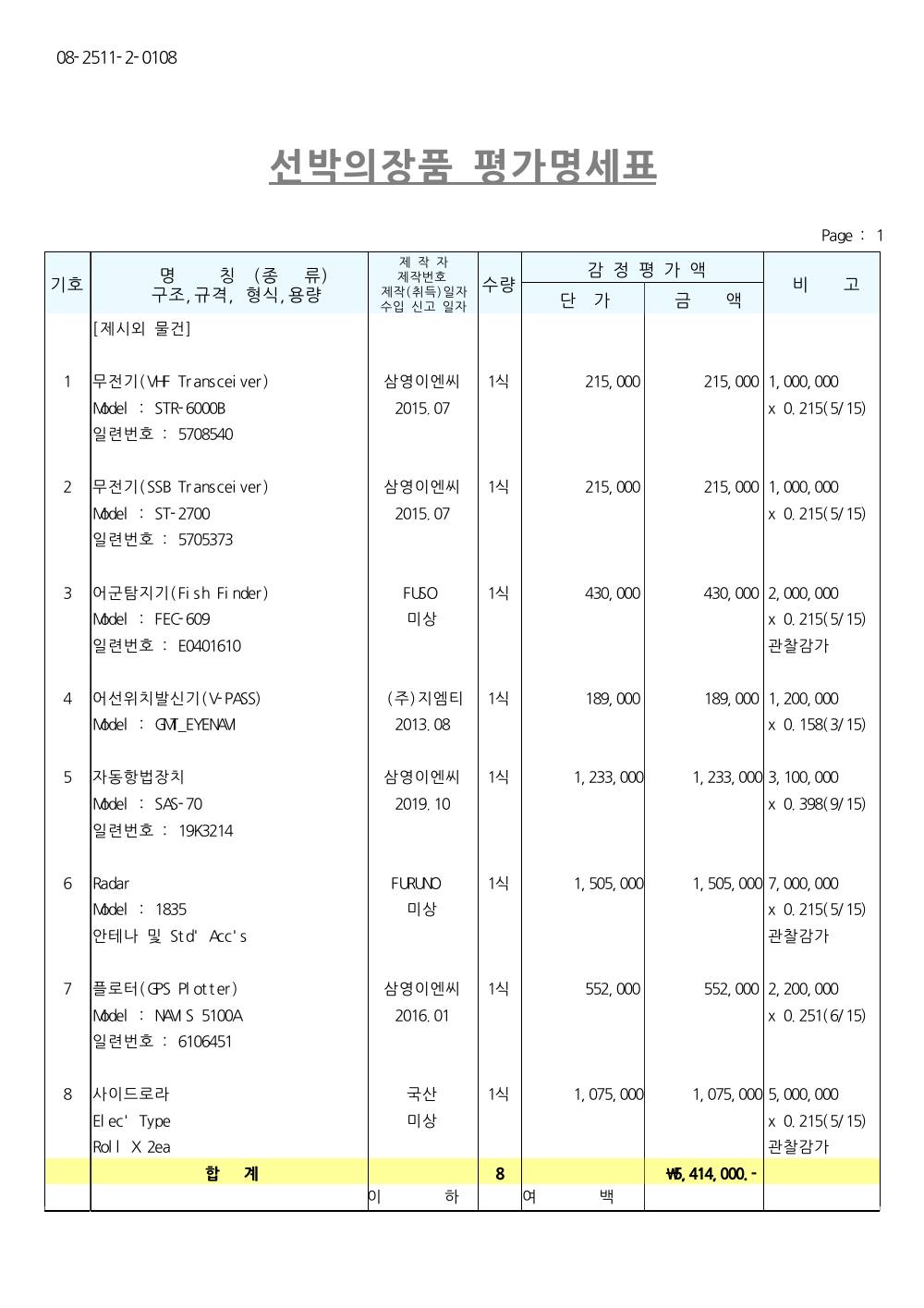 감정평가서 13페이지