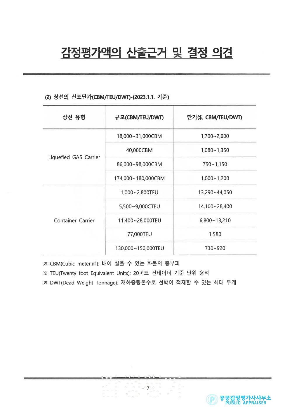 감정평가서 10페이지