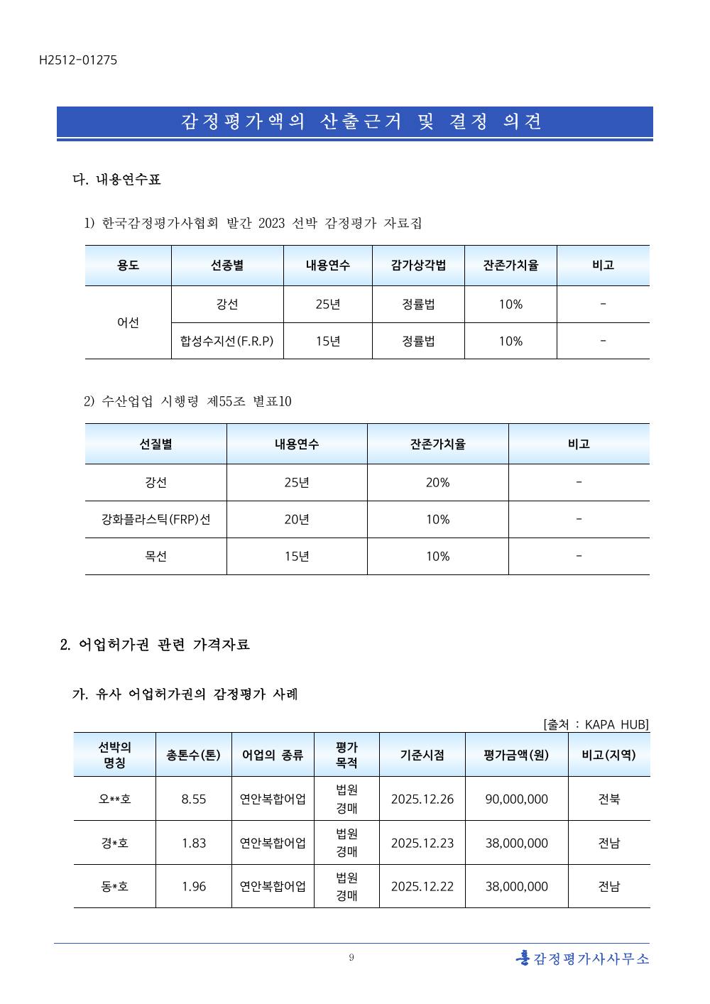 감정평가서 11페이지