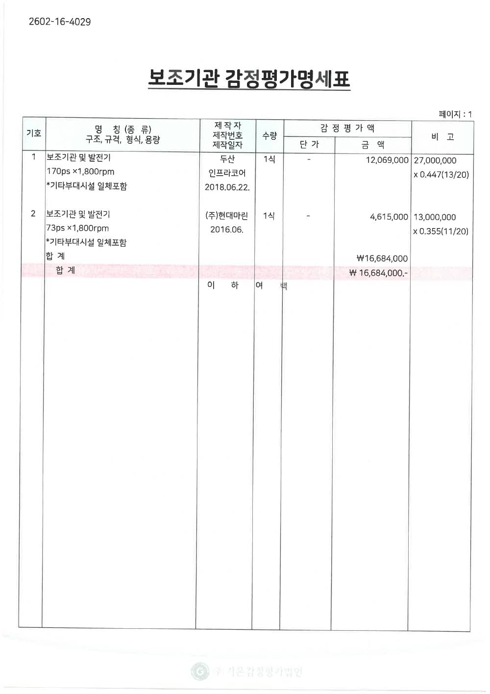 매각물건명세서 4페이지