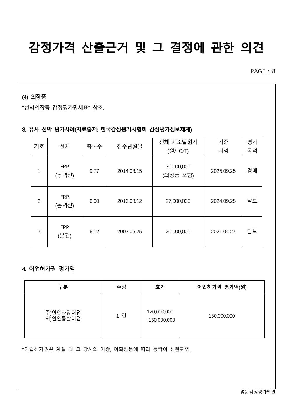 감정평가서 13페이지