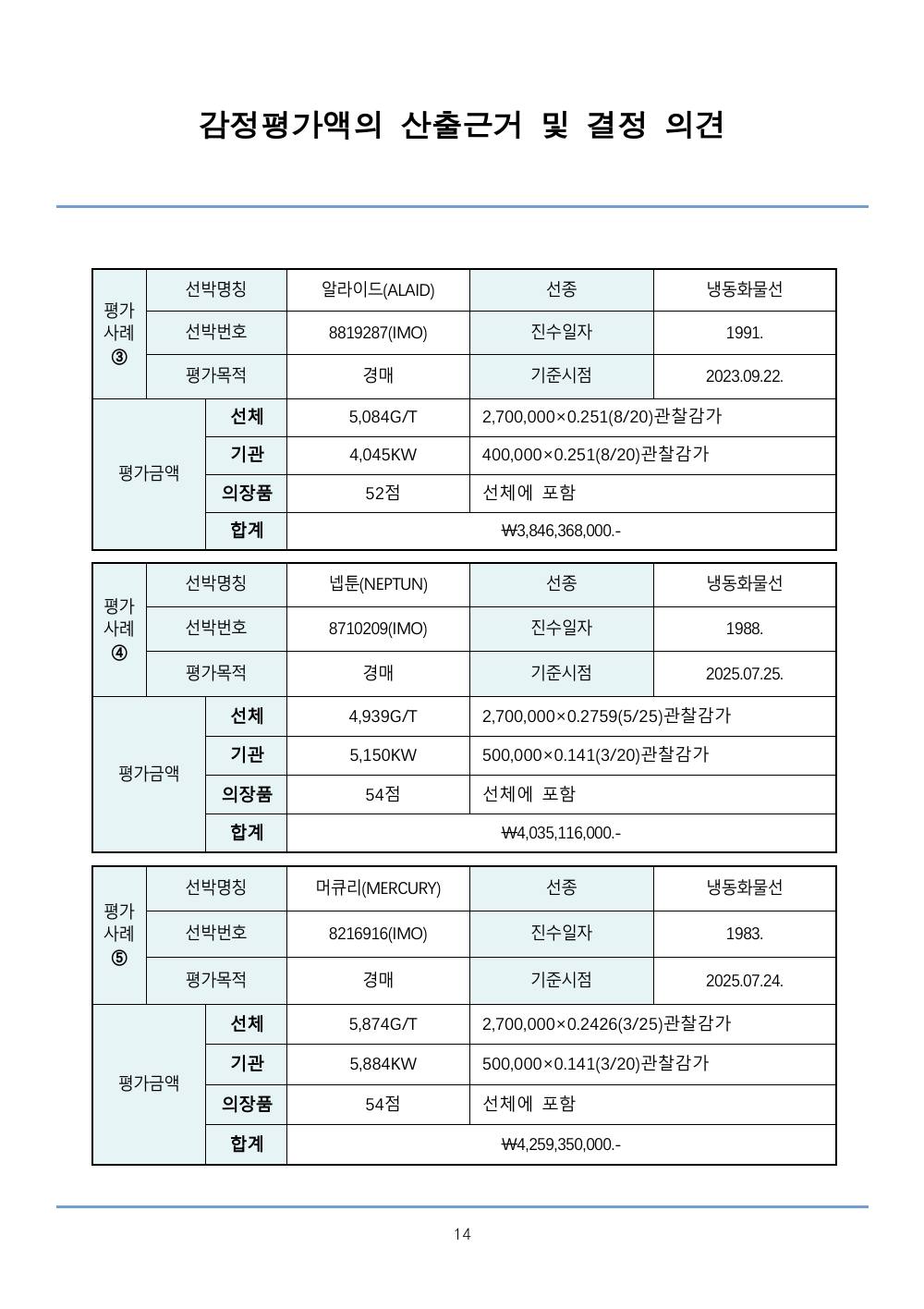 감정평가서 19페이지