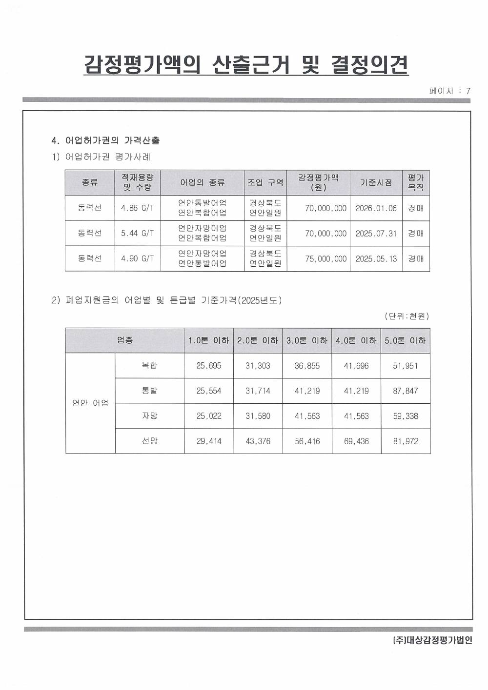 감정평가서 11페이지