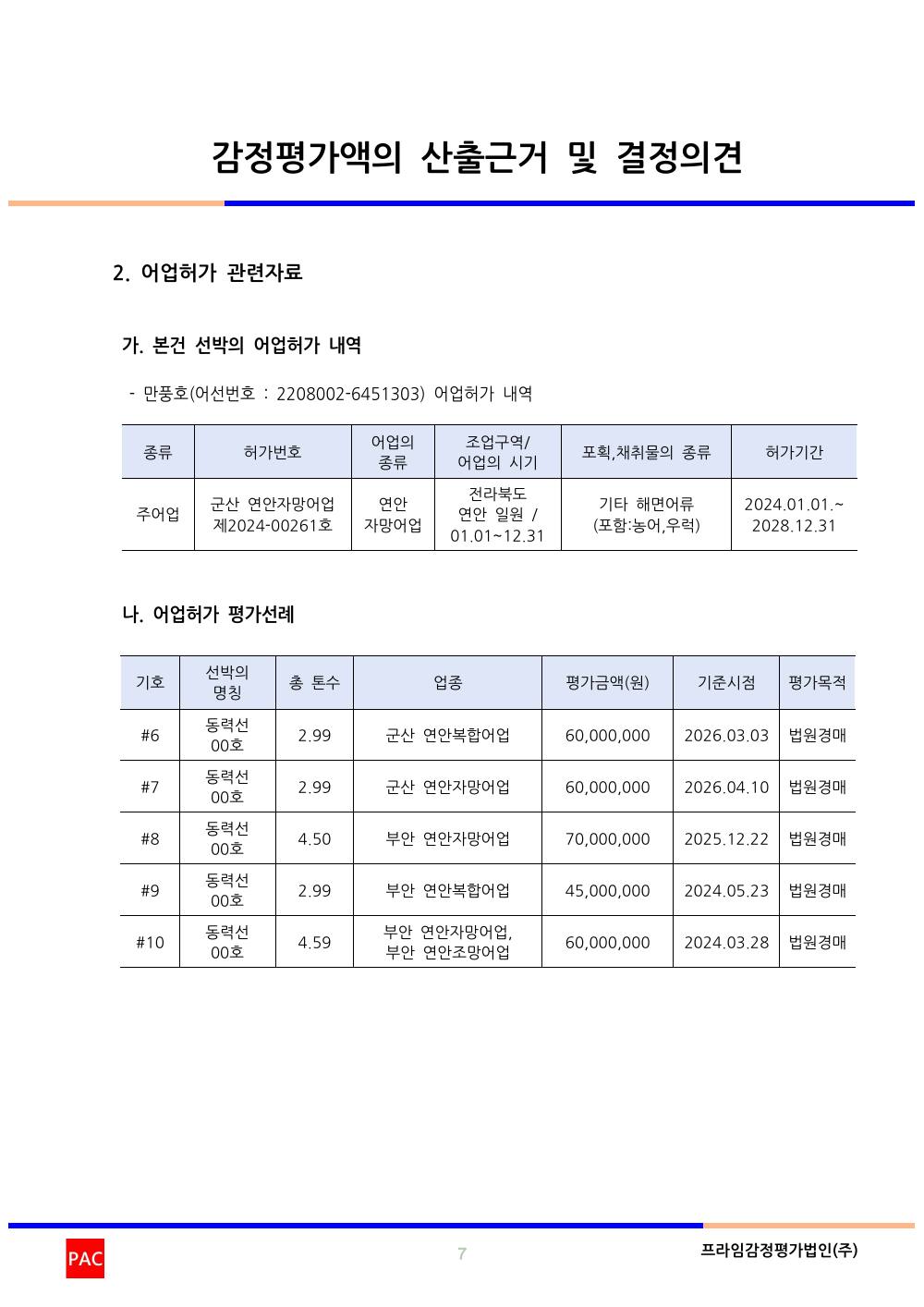 감정평가서 9페이지