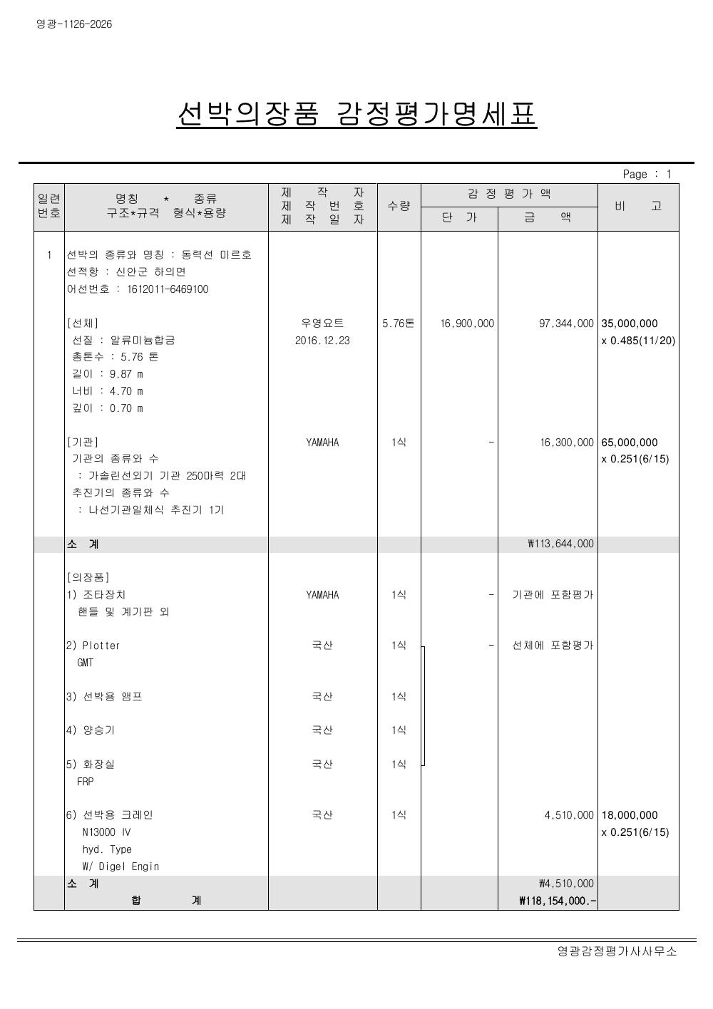 매각물건명세서 4페이지