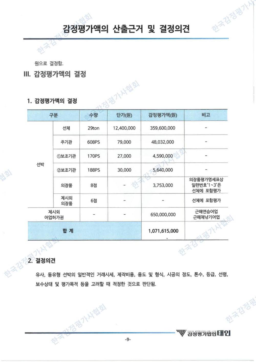 감정평가서 11페이지