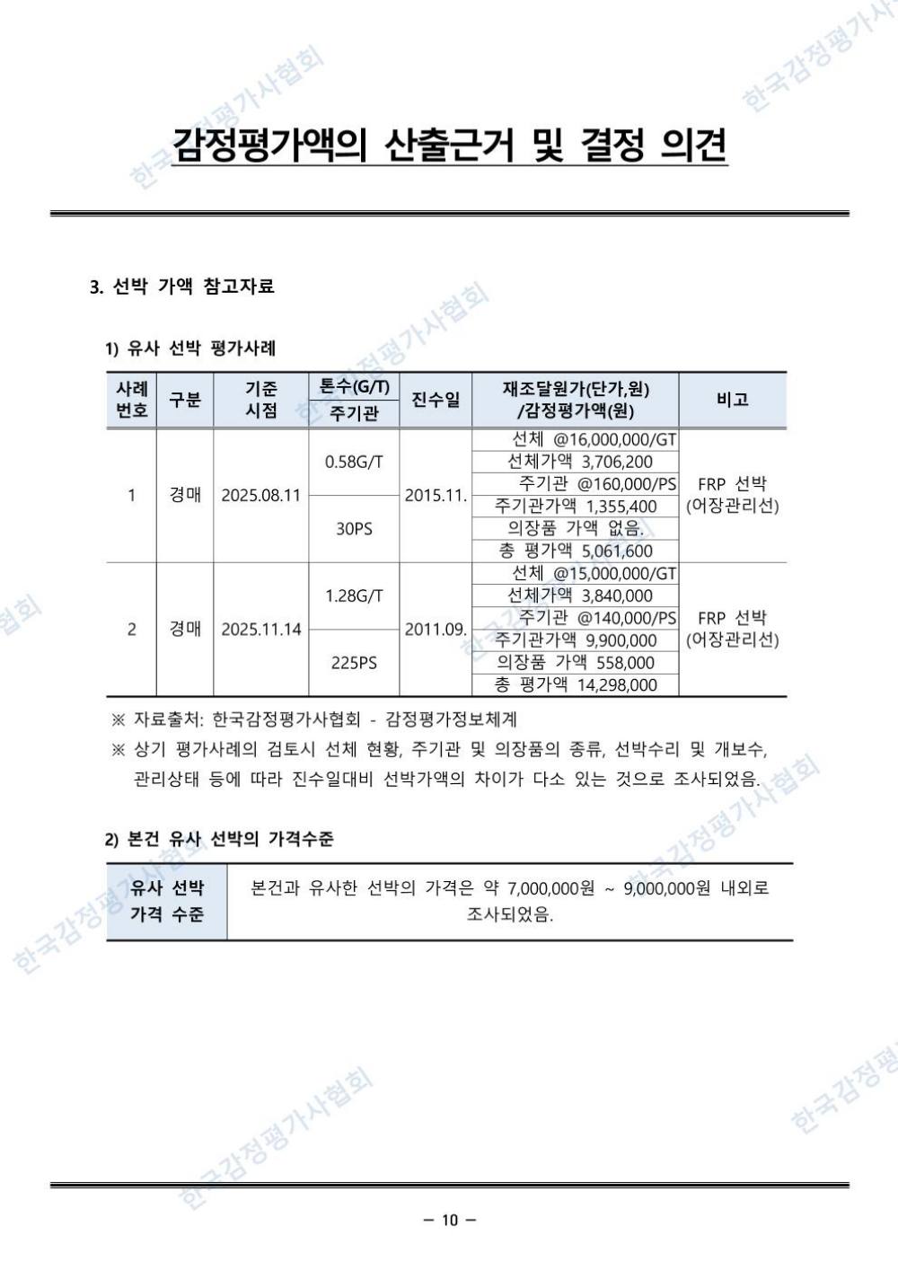 감정평가서 12페이지