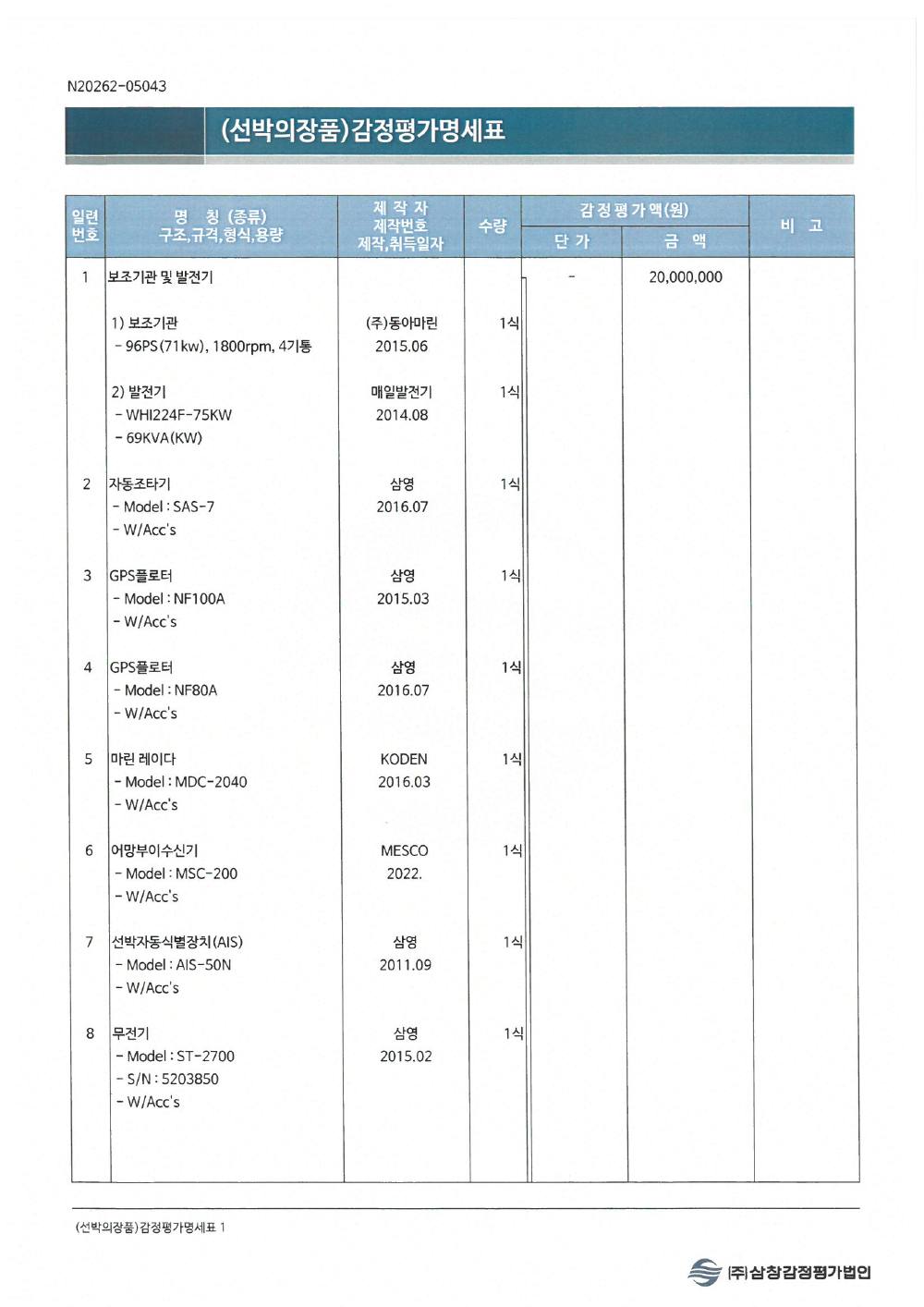 매각물건명세서 3페이지